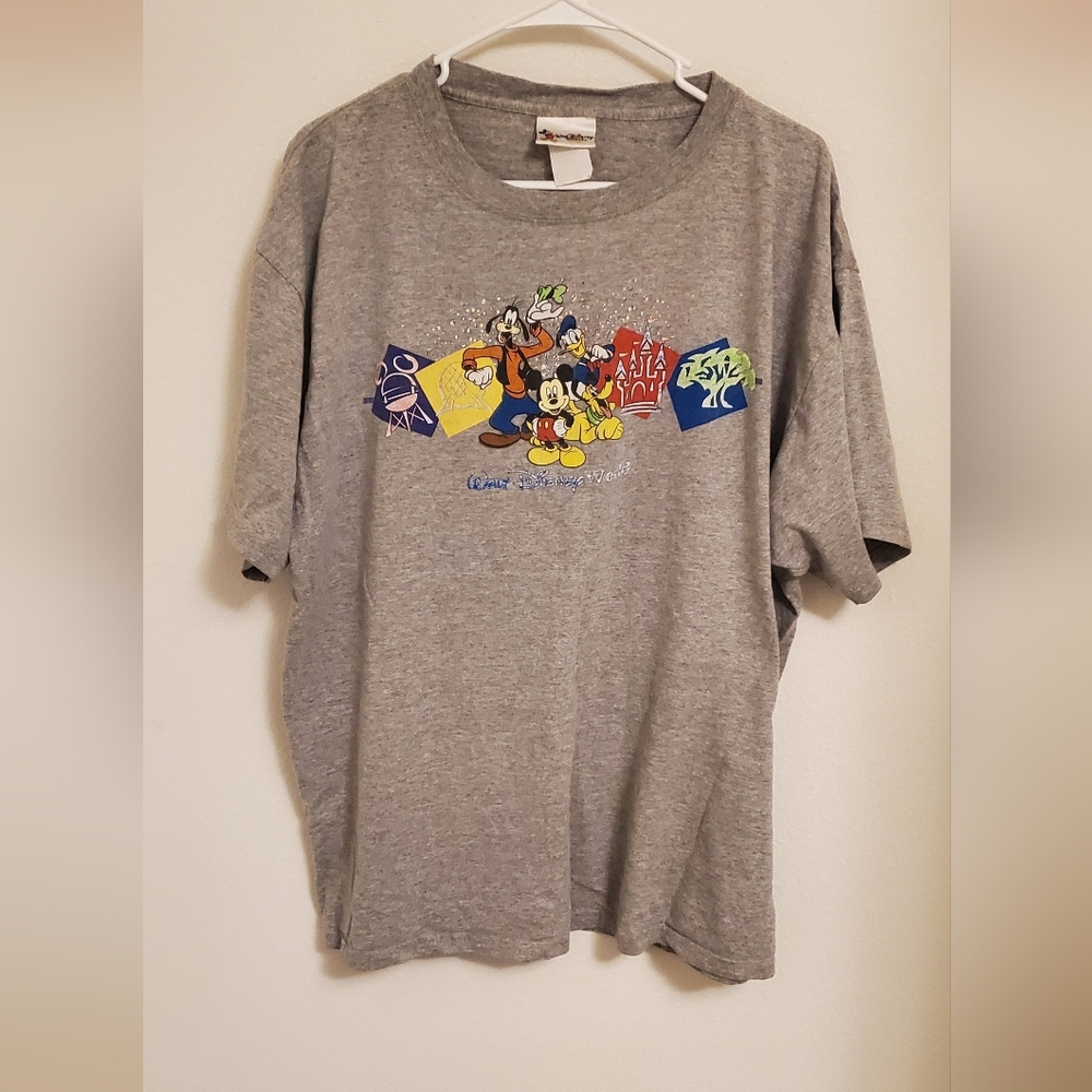 Vintage 90s Walt Disney World 4 Parks T-Shirt Size XL